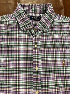 Polo Ralph Lauren Men’s Button Up Long Sleeve with Nude Pony - Size XL